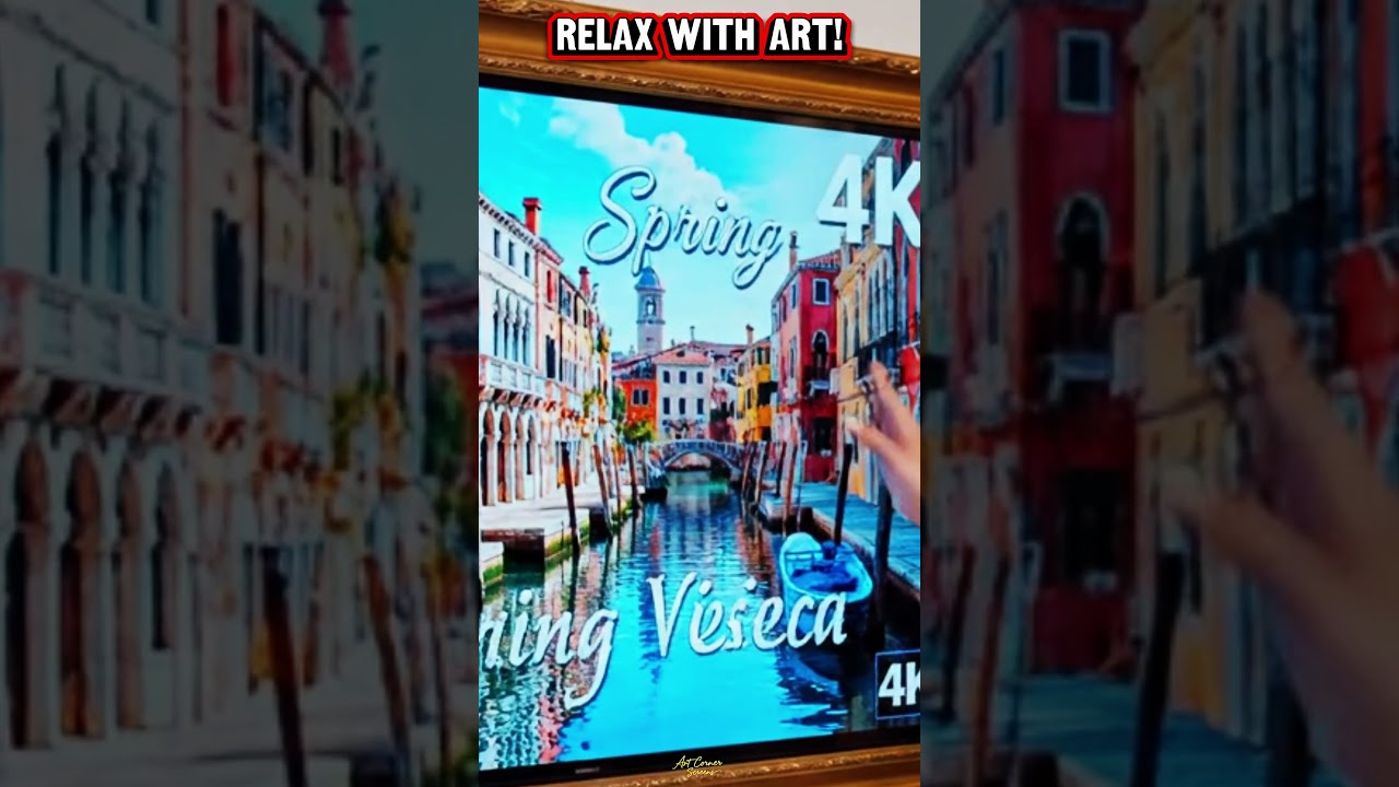 Преобразите свой телевизор с помощью 4K-искусства!