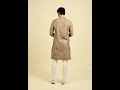 Mehendi Green Bel Buti Patterned Kurta#indianethnicwear #mensfashion #wedding #manyavar