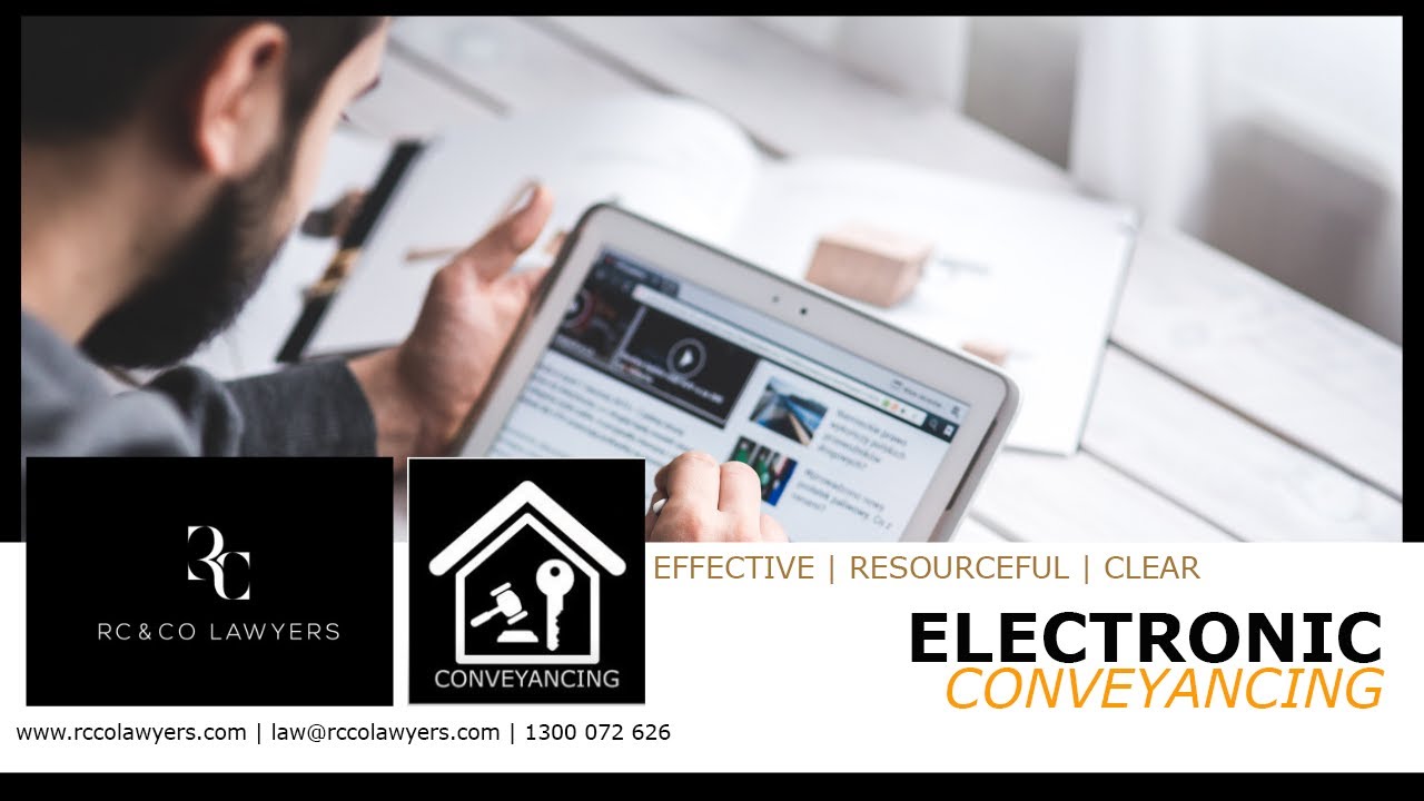 Electronic Conveyancing - YouTube