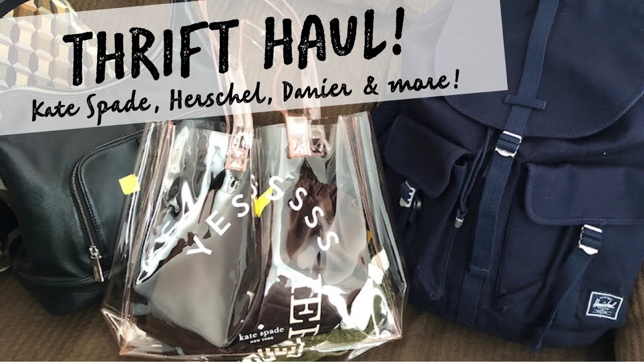THRIFT HAUL | FENDI, COACH, HERSCHEL, DANIER & more!