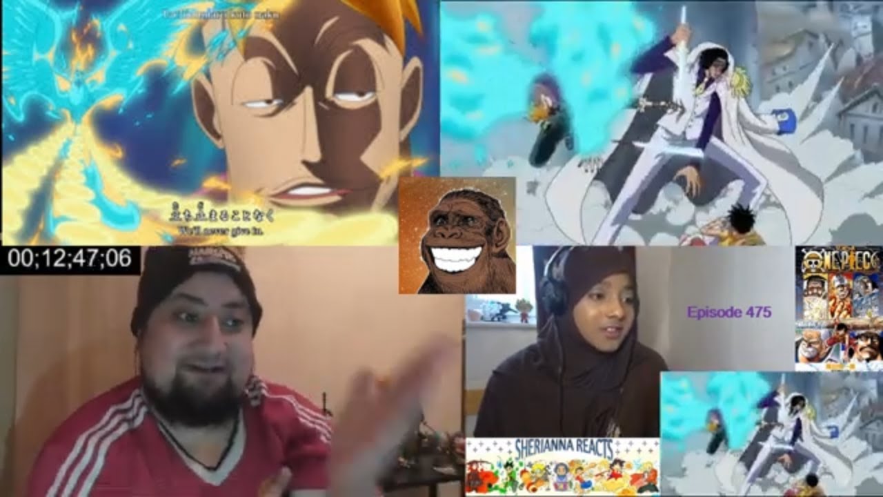 Marco the Phoenix vs Aokiji Reaction Mashup