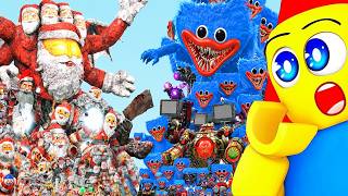 GOO GOO GA GA ARMY vs HUGGY WUGGY ARMY