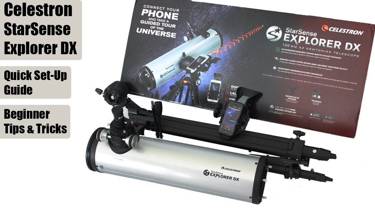 Celestron Starsense Explorer Dx Quick Set Up Guide Youtube