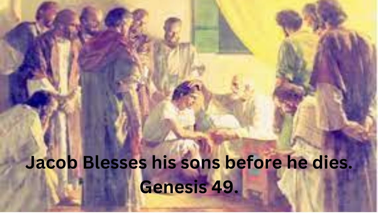 Jacob Blesses Joseph’s Sons Before He Dies. Commentary on Genesis CH 48 ...