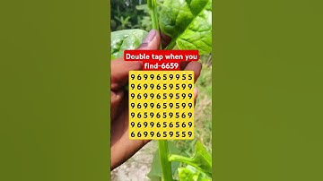 Double tap when you find-6659 #shorts #puzzle #brainteasers