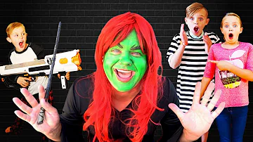 Kids Fun TV Escape The Babysitter Compilation Video! Babysitter Showdown! Escape the Room!