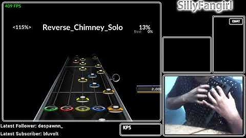 Clone Hero: souless 3 - Reverse chimney solo  - sweep solo 115% FC