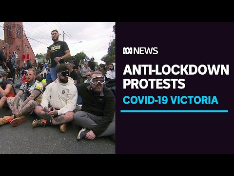 Anti-lockdown protesters clash with police in Melbourne | ABC News