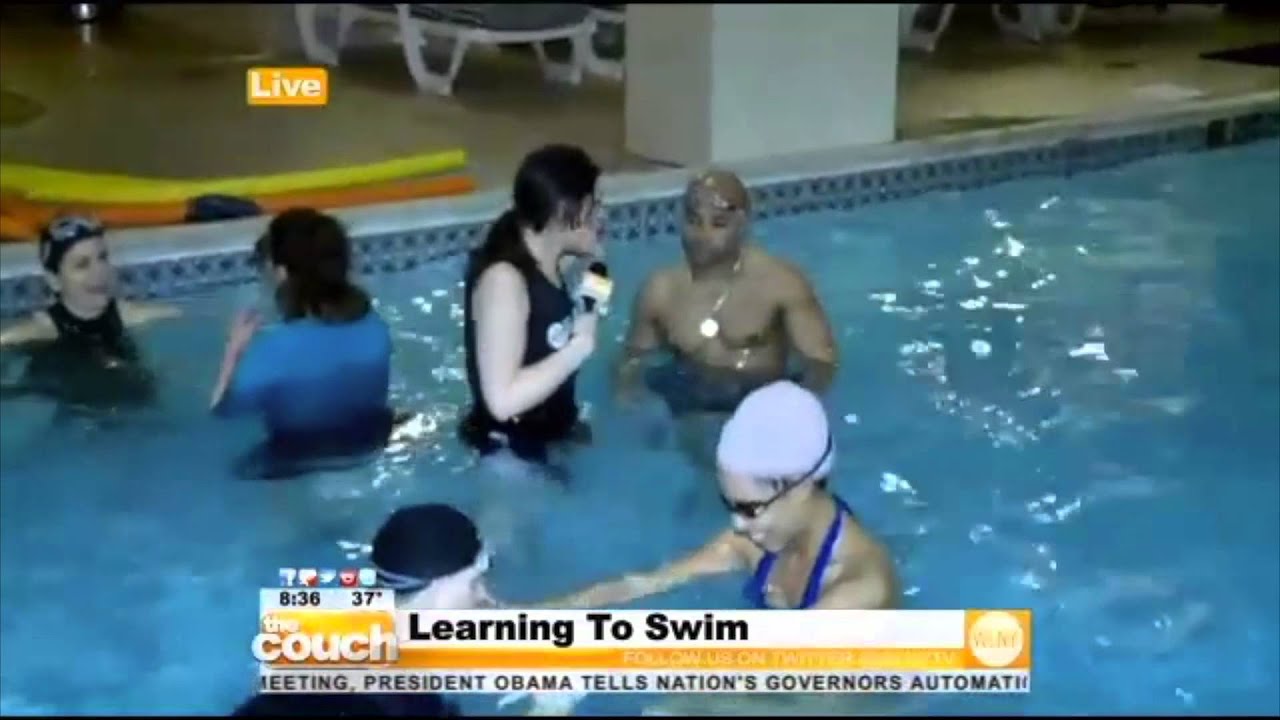 Aquaskills Adults Conquer Fear Of Water Live With Alex Denis On Cbs News Youtube 