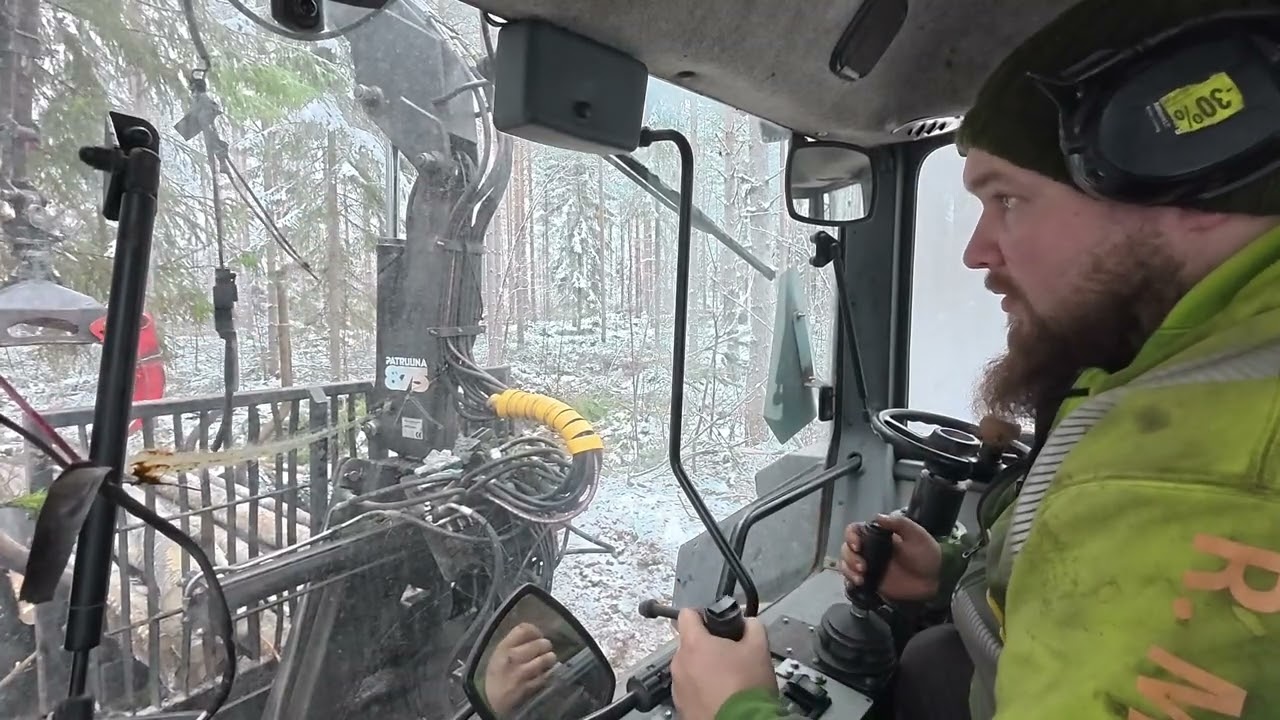 Puunajon reenausta. Minun viikko päivä 1