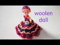 Woolen craft     woolen three leyr doll  