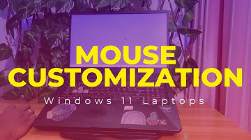 How to change Windows 11 mouse pointer color, style, size & speed in ASUS TUF/ROG Laptops