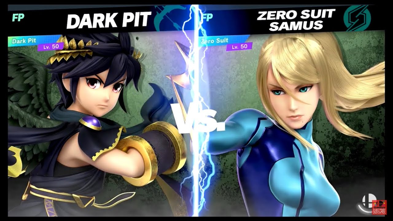 Super Smash Bros Ultimate Amiibo Fights - Request #23219 Dark Pit vs Zero S...