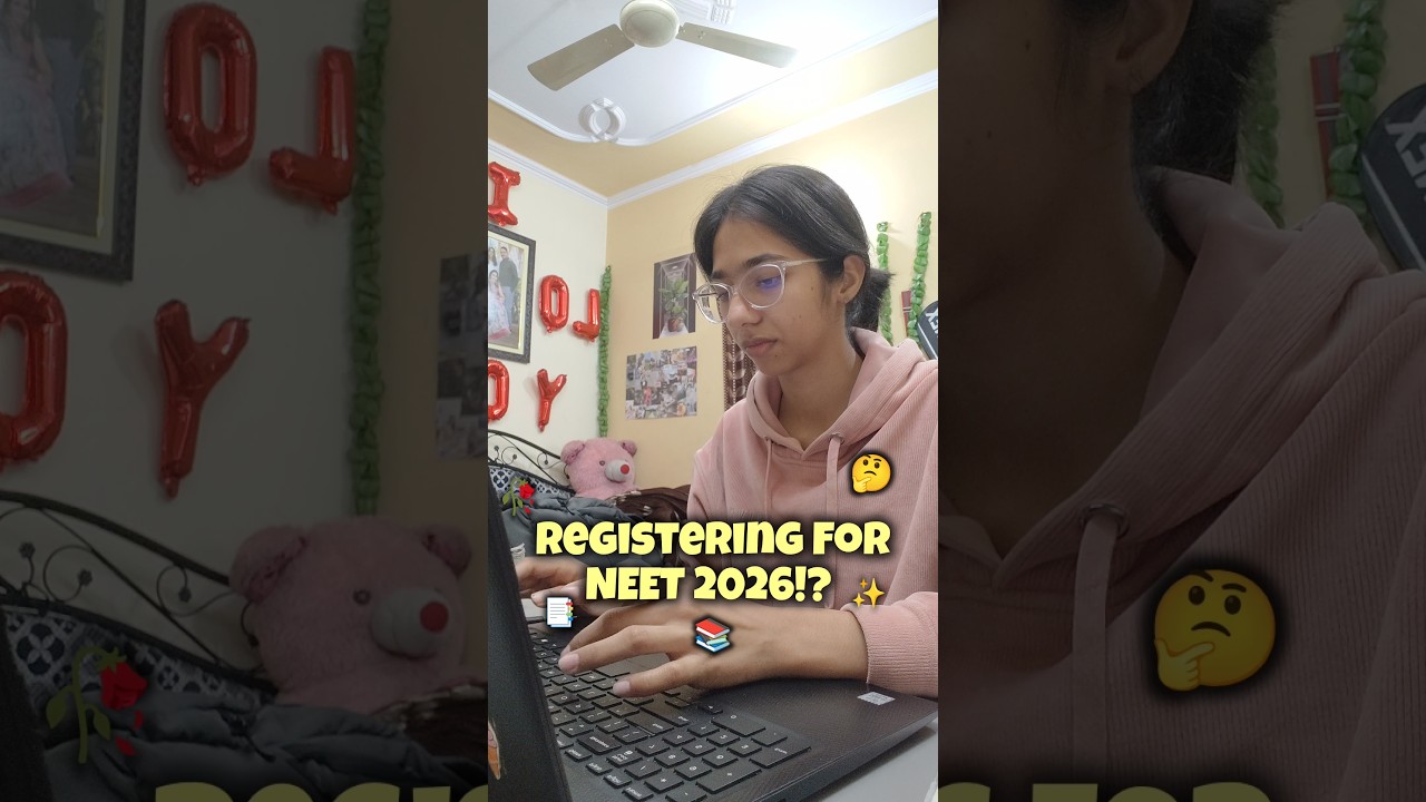 When I'll be filling up the NEET 2026 Registration Form!?? 🤔🙌🏻📑 