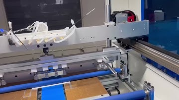 Semi-Automatic collapsible box wing making machine