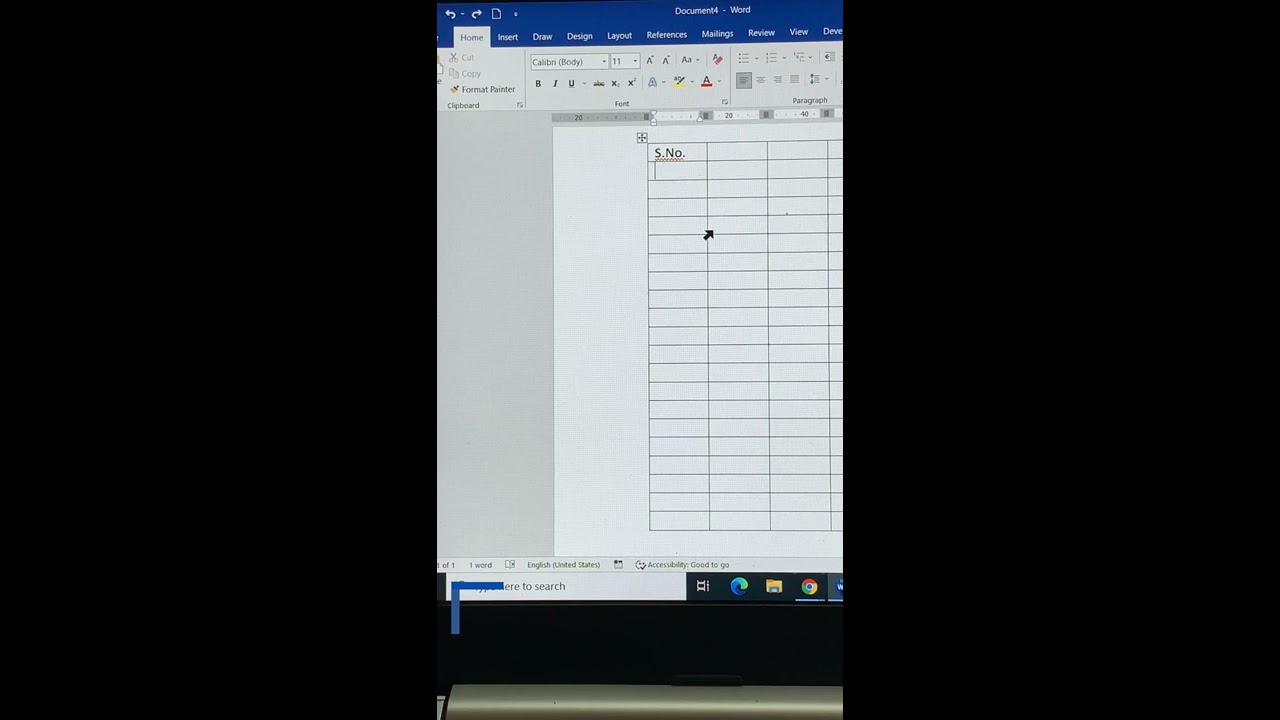 How To Add Serial Number In Microsoft Word Table 