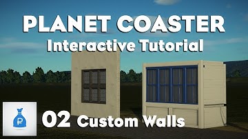 Planet Coaster: Interactive Tutorial Park [Ep 2] - Custom Walls
