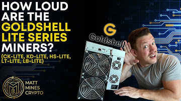 How LOUD are the Goldshell Lite Series Miners?! (CK-Lite, KD-Lite, HS-Lite, LT-Lite, & LB-Lite)