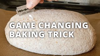 BAKE 30 SECONDS  THEN SCORE (amazing baking trick)