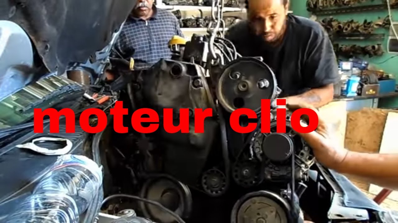 Demontage Moteur Clio 2 14 8s Renault Mécanique تفكيك محرك كليو 14 بنزين Hd