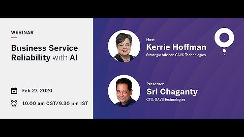 Webinar - Business Service Reliability with AI
