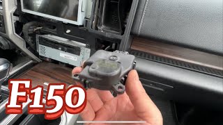 20152020 F150 / The quickest way to replace temperature actuators without removing the dashboard