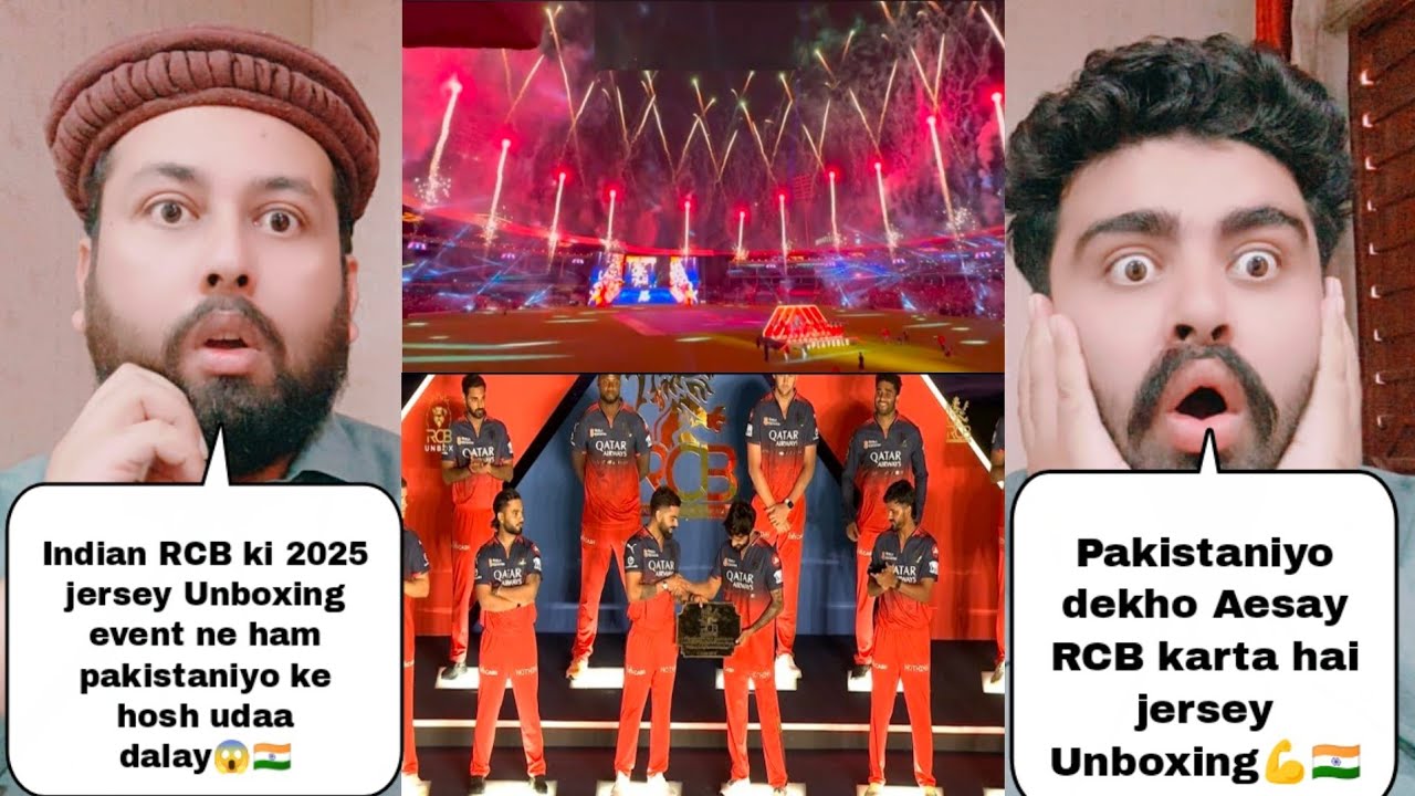 Indian RCB Jersey Unboxing Event 2025 | Pakistani Reaction