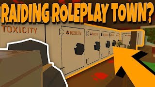 ZOMBIE RAIDING MODDED ROLEPLAY TOWN? ADMIN GUN STORE? - Modded Unturned