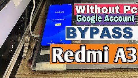 Xiaomi Mi A3 Frp Bypass Android 11 Update || Google Account Bypass Without PC New Security 2022