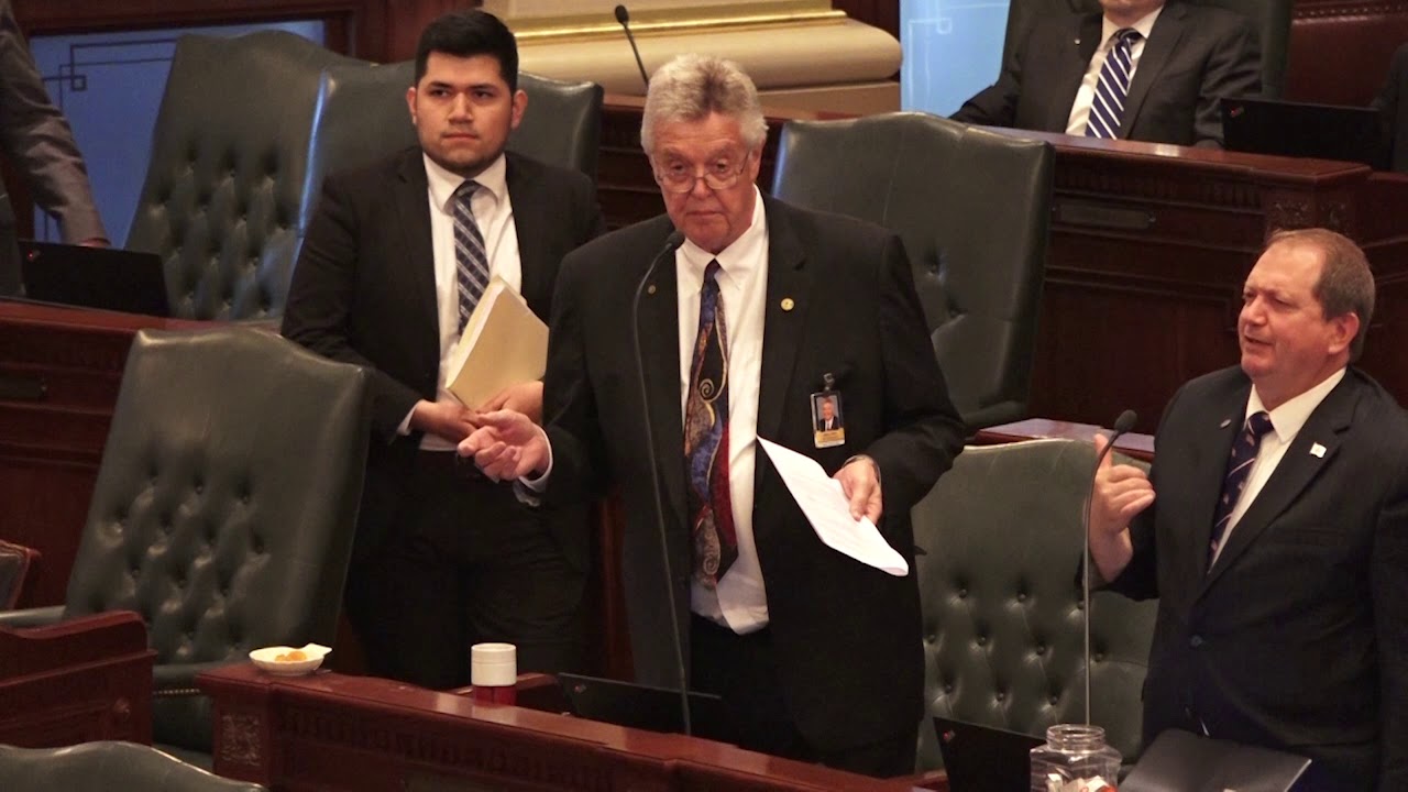 illinois general assembly statutes Rep. Reick Argues Against Rate Structure for Graduated Income Tax