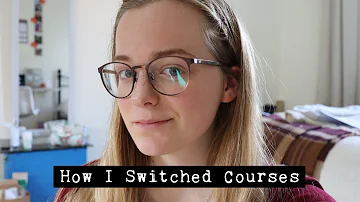 Can we change course after first year?