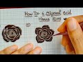 How to 6 different bold henna roses   thouseens henna