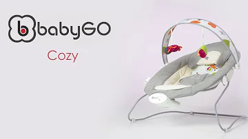 BabyGo Babywippe Cozy  mit Vibration by Knirpsenland