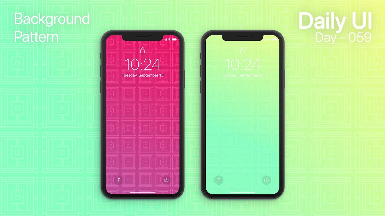 Daily UI - Day 059 - Background Pattern (Xd Repeat Grid) - YouTube