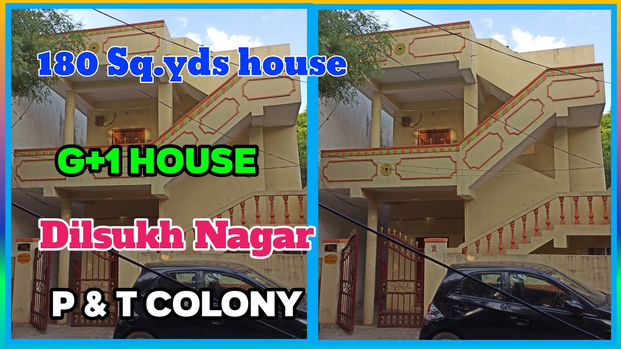 180 Sq.yds house for sale in Dilsukh Nagar G+1 house for sale