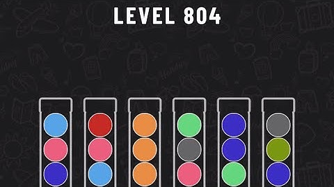 Ball Sort Puzzle Level 804 #ballsortpuzzle #ballsortpuzzlegameplay #puzzlegame #mobilegames