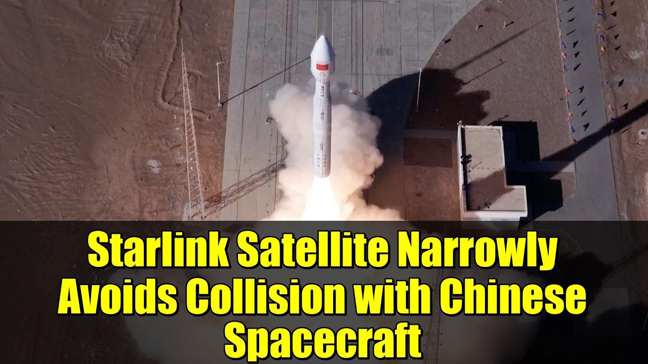 Спутник Starlink чудом избежал столкновения с китайским космическим аппаратом | SpaceX