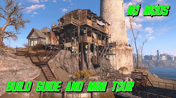 Cliff edge house - part 3 of 3 - decoration and tour (no mods) FALLOUT 4