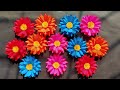 Beautiful paper flower making  paper crafts for school  home decor  paperflower diy craft