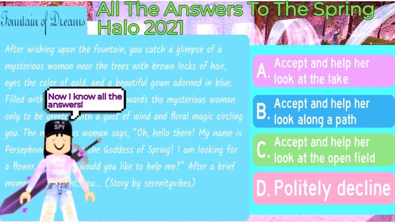 All The Answers To The Spring Halo 2021 YouTube
