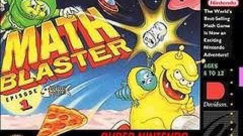 Math Blaster   Episode 1 SuperNintendo Usa