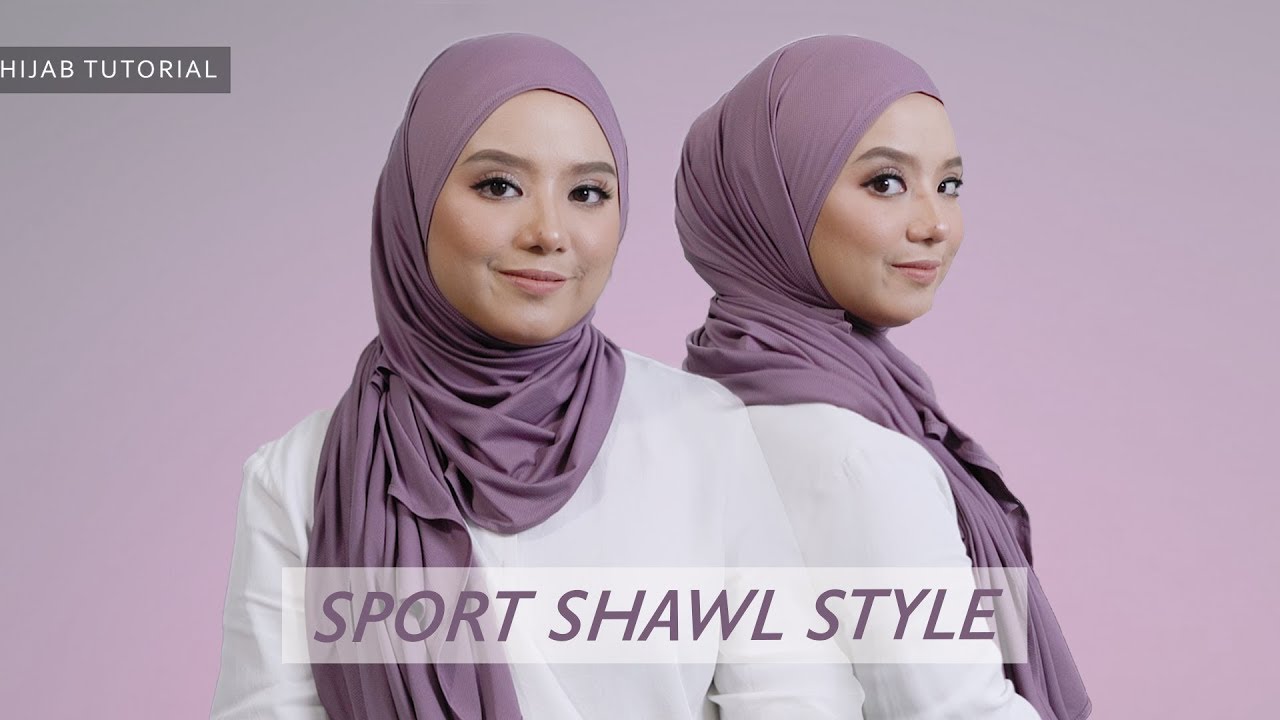Najwa Sports Shawl Hijab Styling Tutorial Slick And Chic YouTube