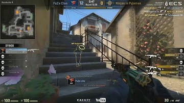 FAZE NIKO INCREDIBLE 1V3 VS NIP IN ESL PRO LEAGUE!