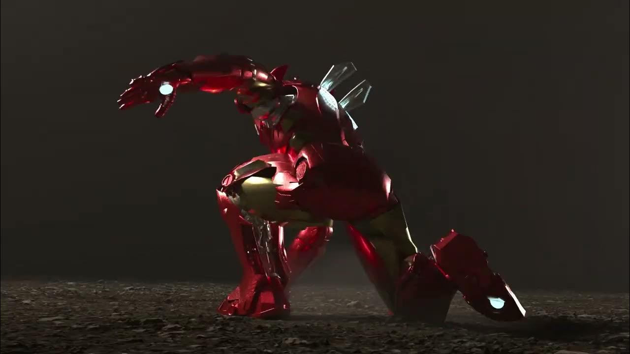 Iron man landing YouTube
