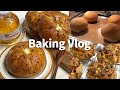 [마늘 특집] - 마늘 스콘, 육쪽마늘빵 만들기/ 홈베이킹 브이로그 Scone, Garlic bread/ home baking Vlog