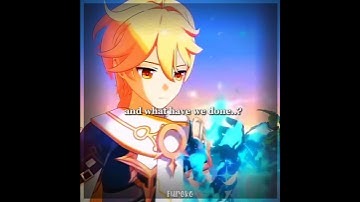 Lumine Aether edit // War is over //#genshinimpact #genshin #capcut #fyp #viral #lumine #aether#fypシ