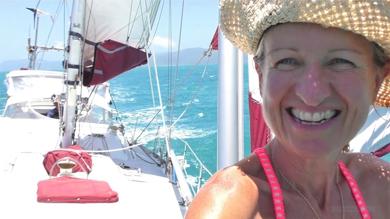 RIDING THE BOW WAVES On The Best Seat In The House!  (Sailing SV Sarean) Ep. 57