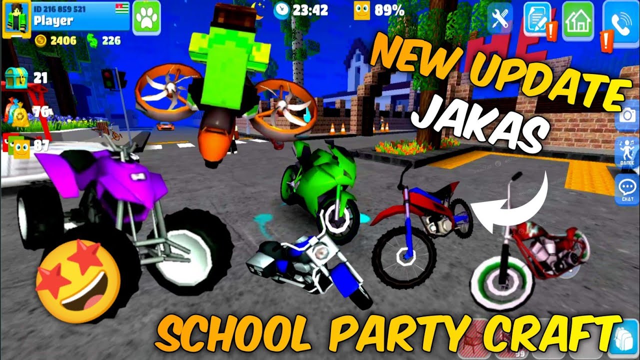 Download School Party Craft 3 Mod android on PC