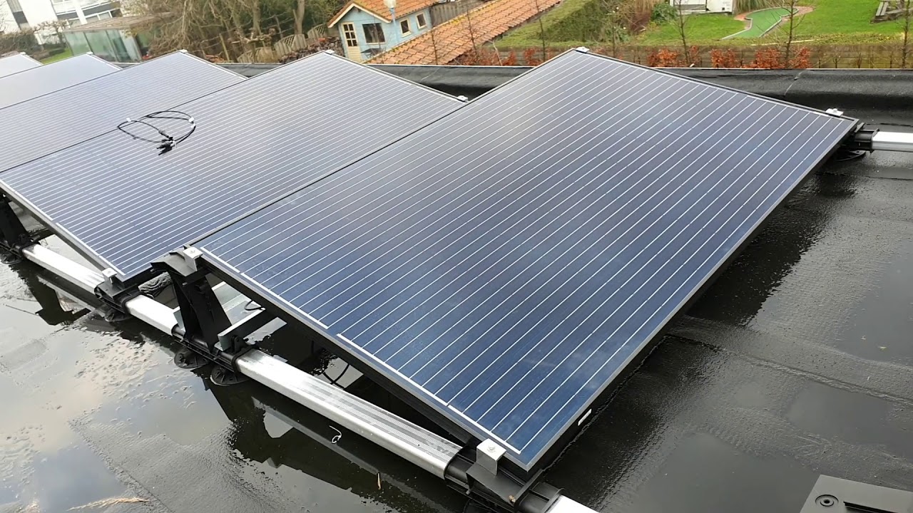 Bevestiging zonnepanelen plat en schuin dak