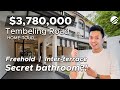 Freehold Inter-Terrace with Secret Bathroom? | Tembeling Road Home Tour | District 15 | $3.78M